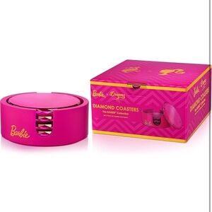 Dragon Glassware x Barbie Coasters with Holder